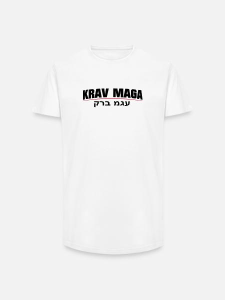 KravMaga Original - Long Fit Männer T-Shirt - Weiß