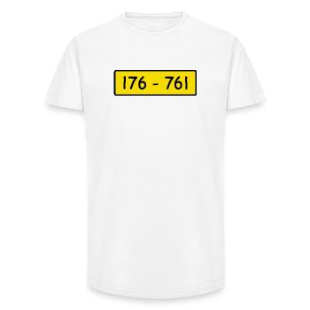 Retro Kostüm Panzerknacker 176 - 761 Karneval JGA - Long Fit Männer T-Shirt - Weiß - Vorne - AI Model Male 185 light (185cm)