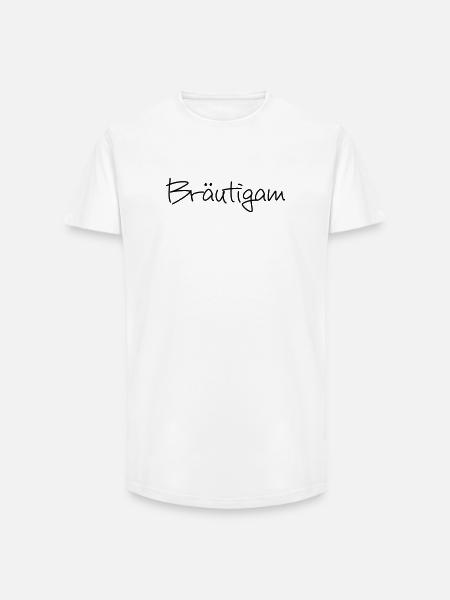 Bräutigam Junggesellenabschied Hochzeit - Long Fit Männer T-Shirt - Weiß