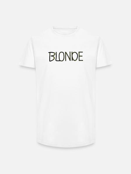 Blonde - Long Fit Men's T-Shirt - white