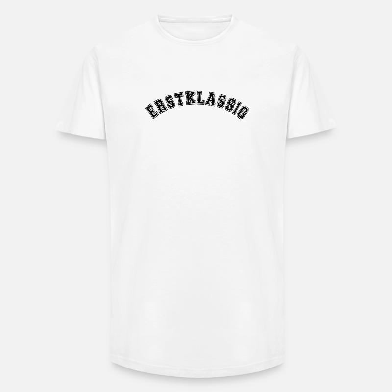 Erstklassig Einschulung, Schulstart, schulkind - Long Fit Männer T-Shirt - Weiß