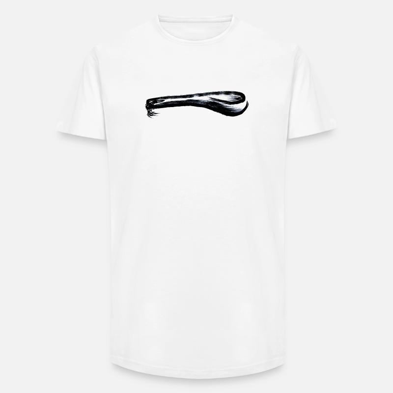 dicker Löffel - Long Fit Männer T-Shirt - Weiß