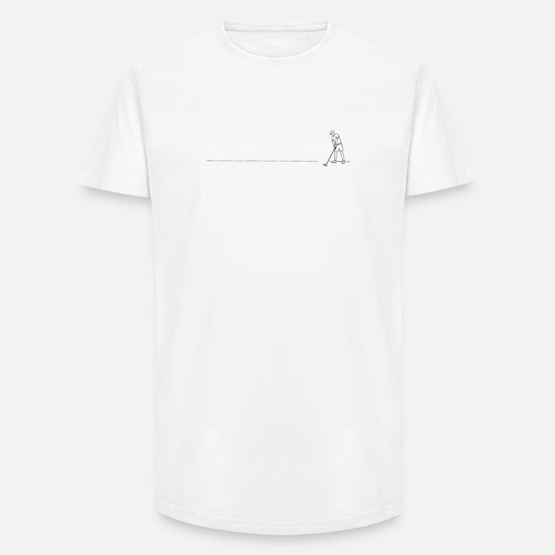 Golf - Long Fit Männer T-Shirt - Weiß