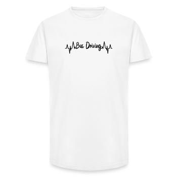 Busfahrer EKG - Long Fit Männer T-Shirt - Weiß - Vorne - AI Model Male 185 light (185cm)