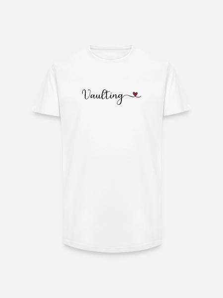 Vaulting Heart - Long Fit Männer T-Shirt - Weiß
