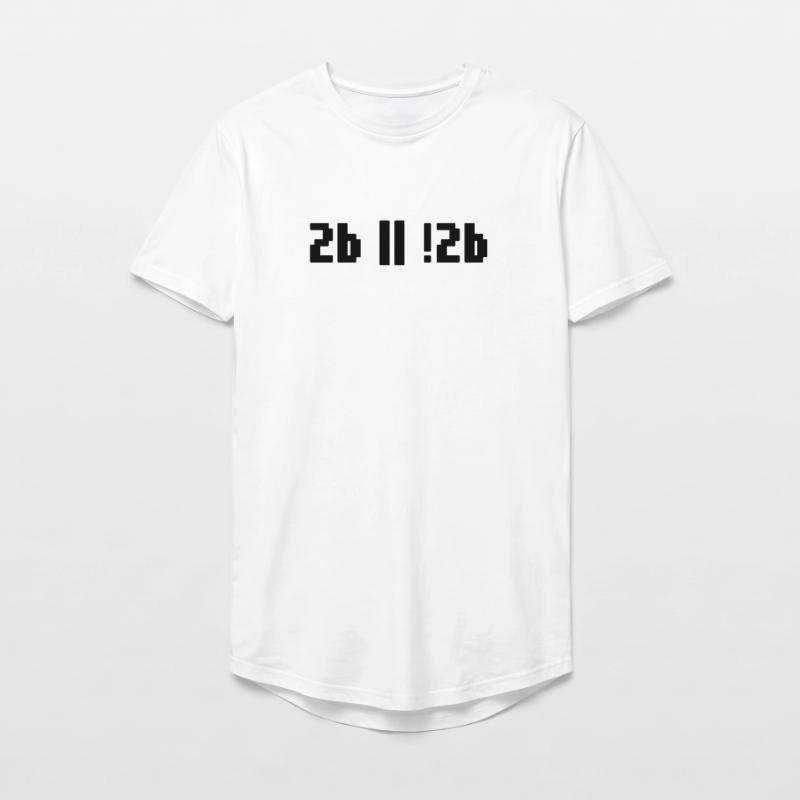 2b ou pas 2b – Programmeur de Shakespeare Hamlet T-shirt coupe longue homme