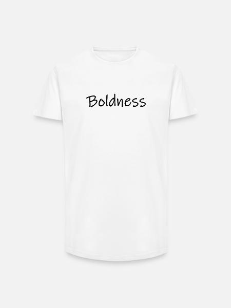 Boldness - T-shirt coupe longue homme - blanc