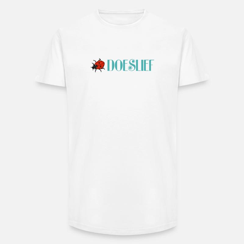 Süßer Marienkäfer Schwarze Punkte - Long Fit Männer T-Shirt - Weiß