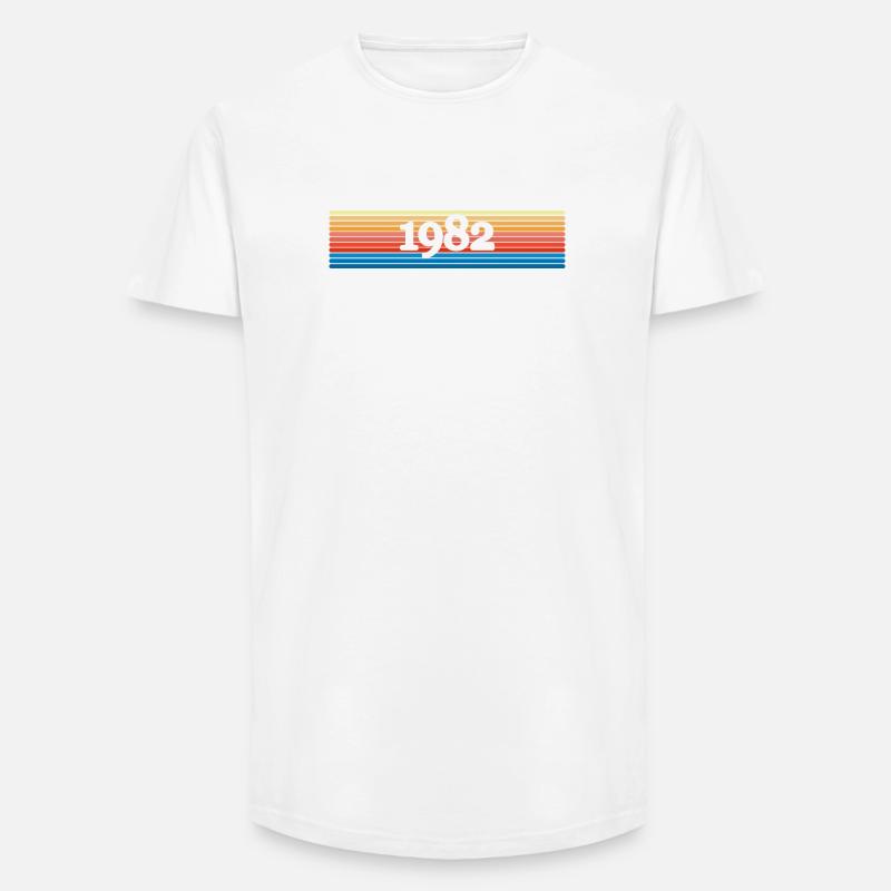 1982 - Long Fit Men's T-Shirt - white