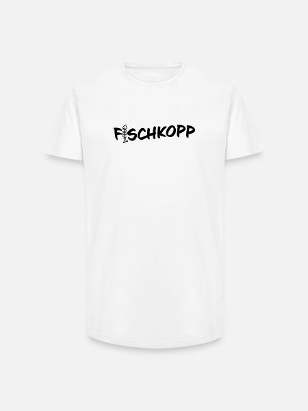 Fischkopp - T-shirt coupe longue homme - blanc