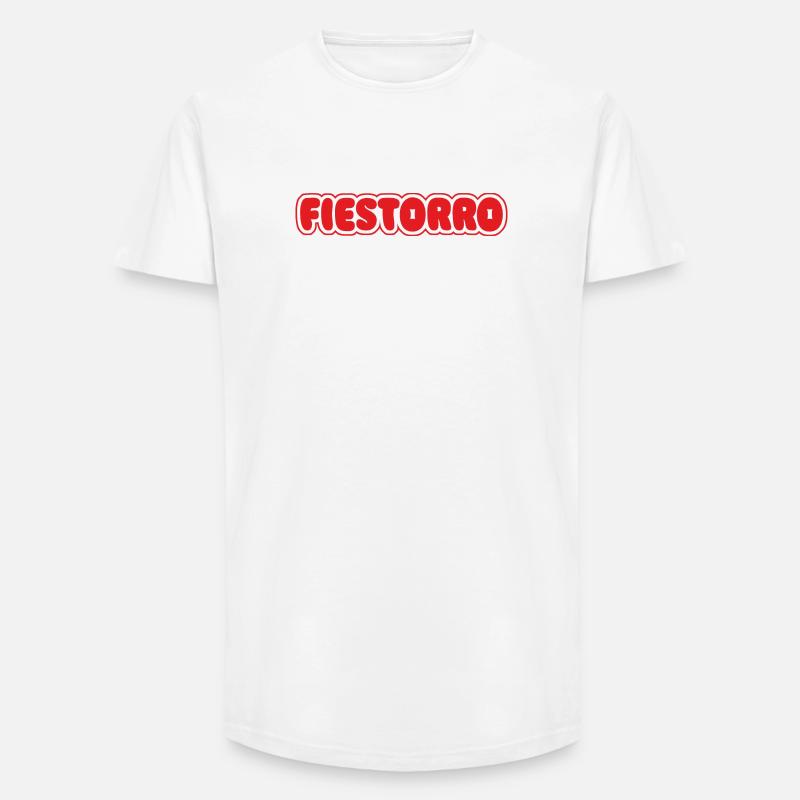 Partei - Long Fit Männer T-Shirt - Weiß