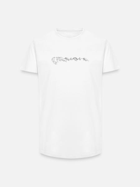 V75504-Churfirsten3D-Large - Long Fit Men's T-Shirt - white