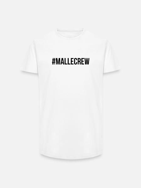 Mallecrew - T-shirt coupe longue homme - blanc