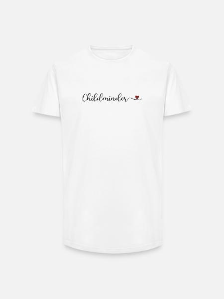 Tagesmutter - Dagplejer - Long fit herre T-shirt - hvid