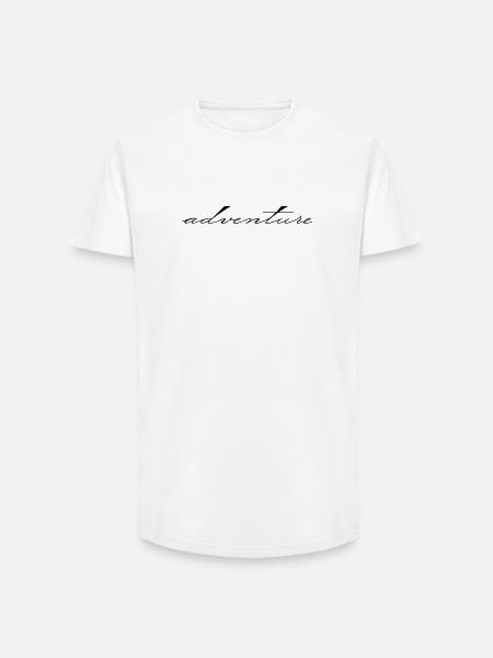 adventure - Long Fit Männer T-Shirt - Weiß