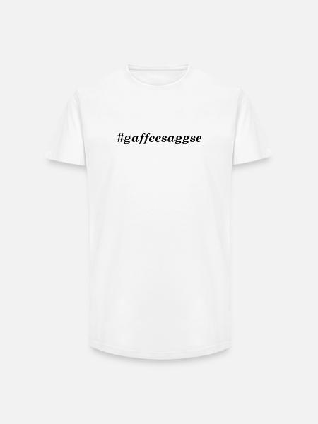 Sachsenliebe gaffeesaggse - Long Fit Männer T-Shirt - Weiß