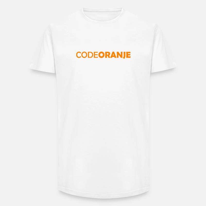 Code Oranje - Nederland - Netherlands Niederlande - Long Fit Männer T-Shirt - Weiß