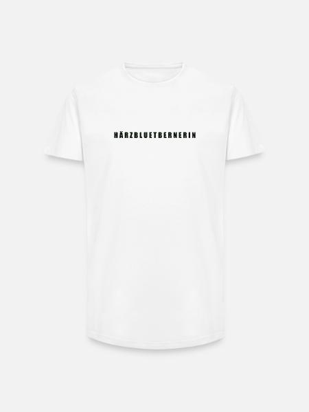 Härzbluetbernerin Bernerin - Long Fit Männer T-Shirt - Weiß