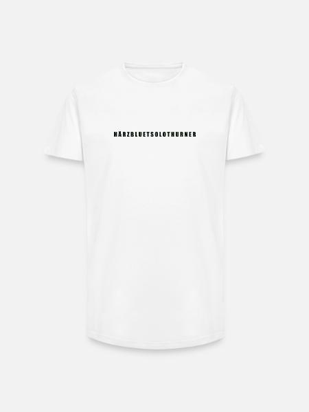 Härzbluetsolothurner Kanton Solothurn - Long Fit Männer T-Shirt - Weiß