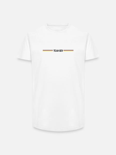 Team Germany Germany Flag - Long Fit Men's T-Shirt - white