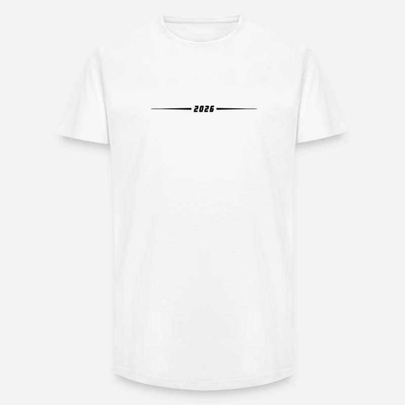 2026 Jahr Element - Long Fit Männer T-Shirt - Weiß