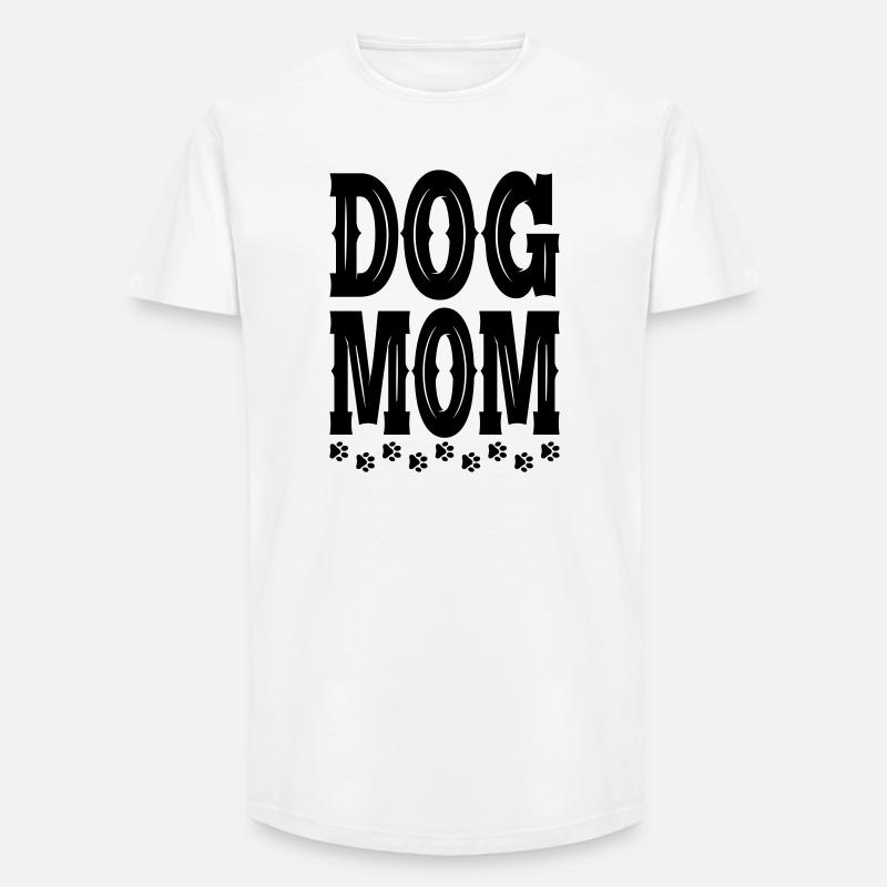 Mutter von Hunden - Long Fit Männer T-Shirt - Weiß