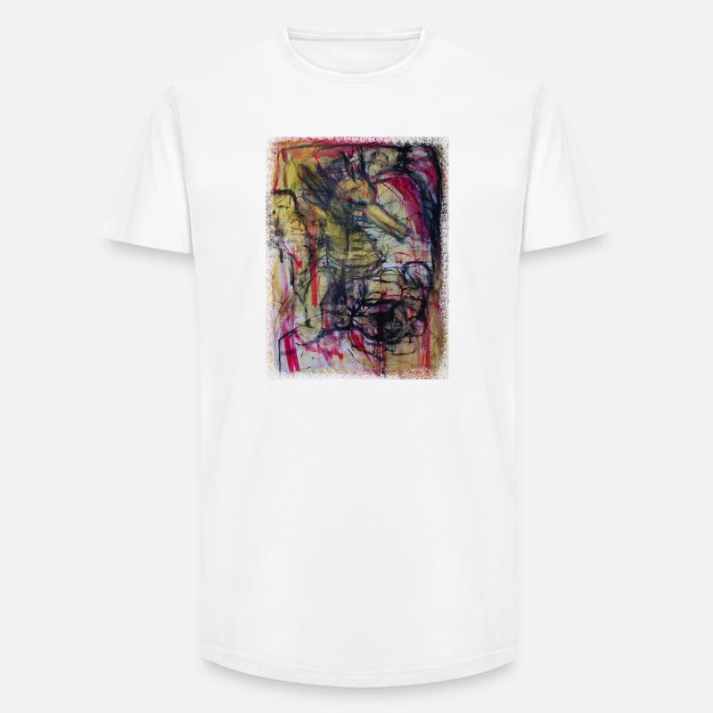 Seepferdchen - Long Fit Männer T-Shirt - Weiß