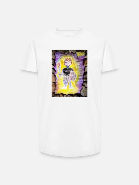 Finde Jesus von Eunice Ahiale - Long Fit Men's T-Shirt - white