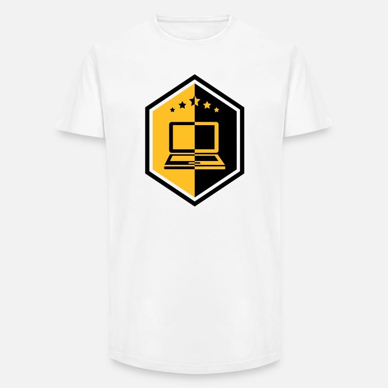 Computing / Informatik / Informatique - Long Fit Men's T-Shirt - white