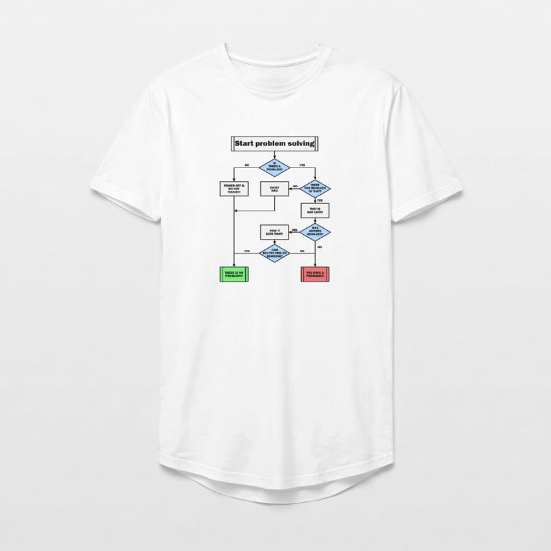 Problem solving! Long Fit Men's T-Shirt