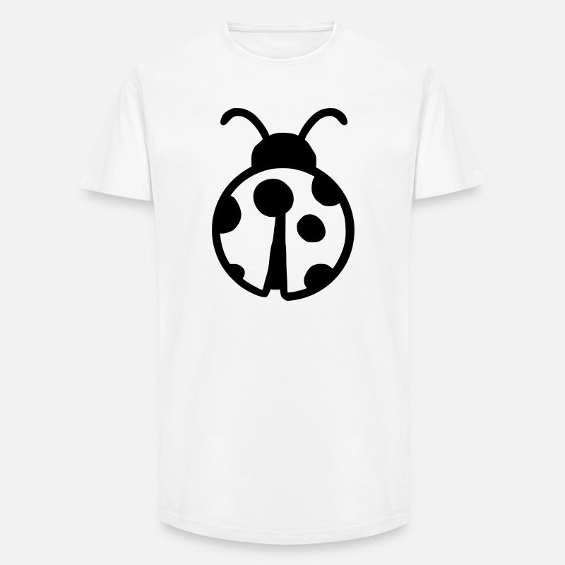 süßer Marienkäfer - Long Fit Männer T-Shirt - Weiß