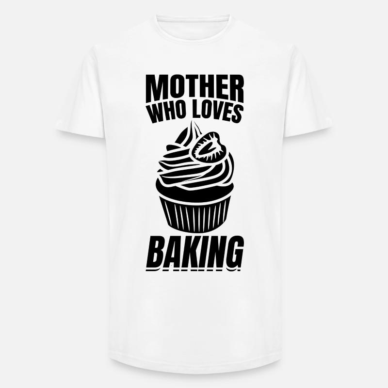 Bäckerin Mutter - Long Fit Männer T-Shirt - Weiß