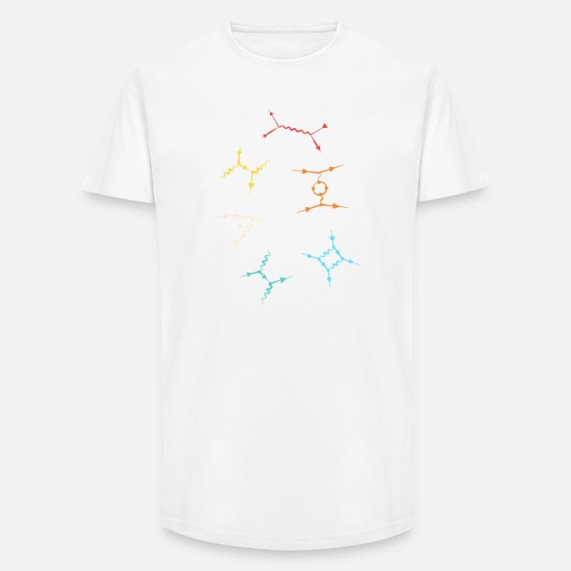 Quantum Physics Quantum Physics Quantum Leap - Long Fit Men's T-Shirt - white