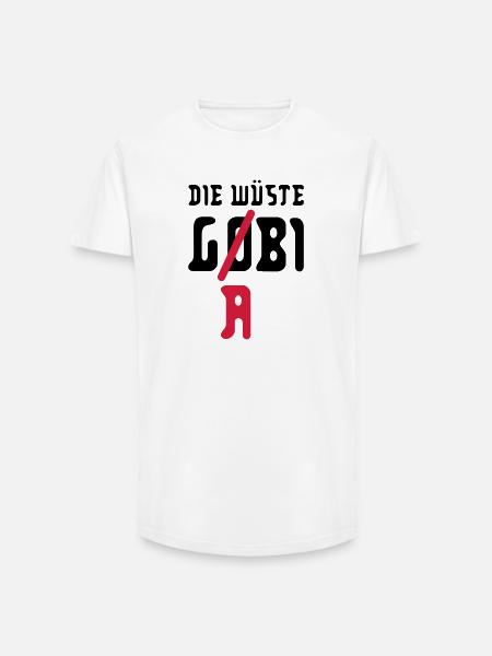 the desert g (o) (a) bilateral - Long Fit Men's T-Shirt - white