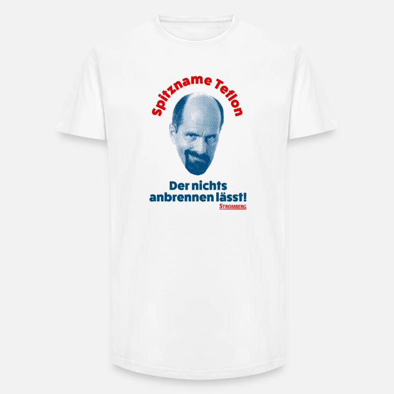 Stromberg Spitzname Teflon Mit Spruch - Long Fit Männer T-Shirt - Weiß