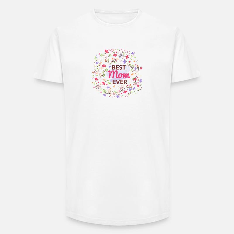 Die beste Mutter aller Zeiten - Long Fit Männer T-Shirt - Weiß