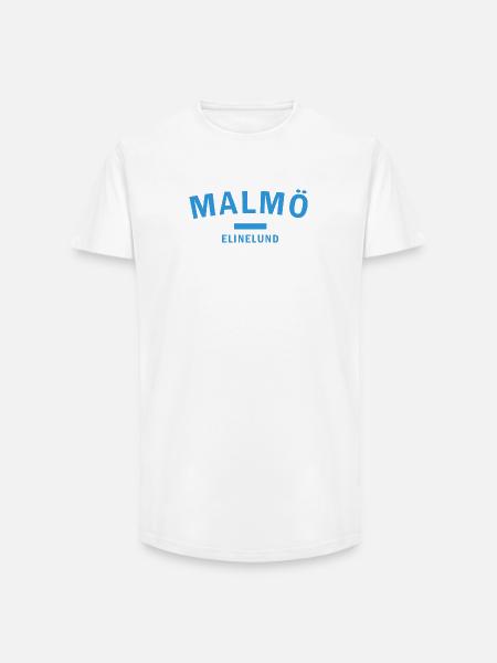 Vardagshjärta Malmö ElineLund Design - Long Fit Men's T-Shirt - white