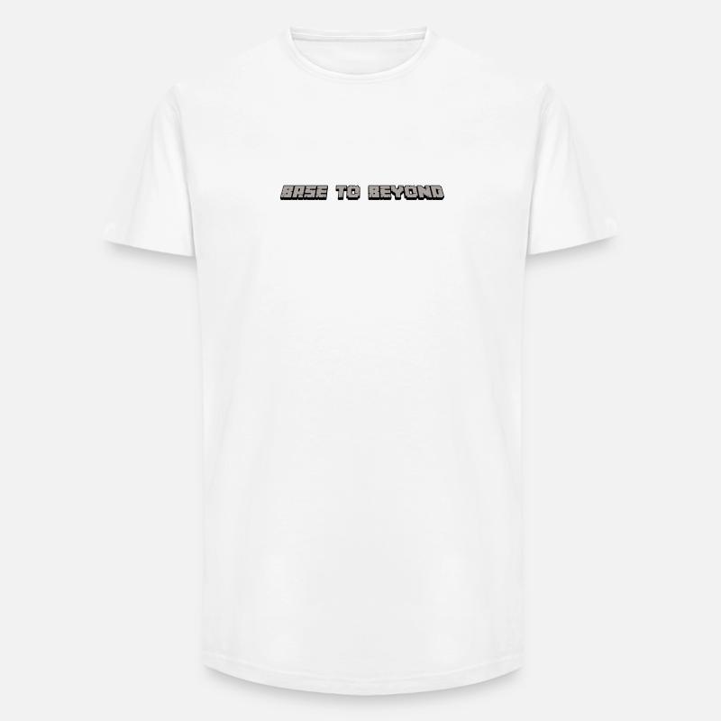 Von der Basis bis darüber hinaus - Long Fit Männer T-Shirt - Weiß
