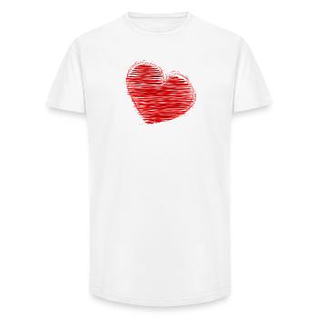 PAAR. ICH HABE GERADE GEHEIRATET. Junggesellinnenabschied. VALENTINSTAG. LIEBE. - Long Fit Männer T-Shirt - Weiß - Vorne - AI Model Male 185 light (185cm)