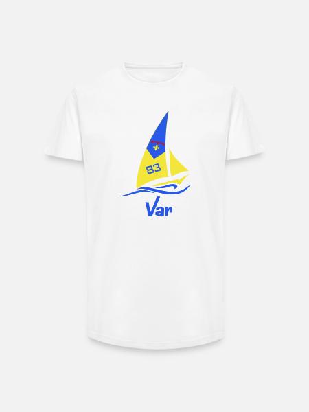 Segelboot Var 83 - Long Fit Männer T-Shirt - Weiß