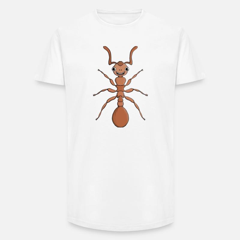 Umarme eine Ameise - Long Fit Männer T-Shirt - Weiß