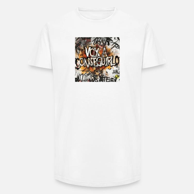 Ich werde es Graffiti machen - Long Fit Männer T-Shirt - Weiß