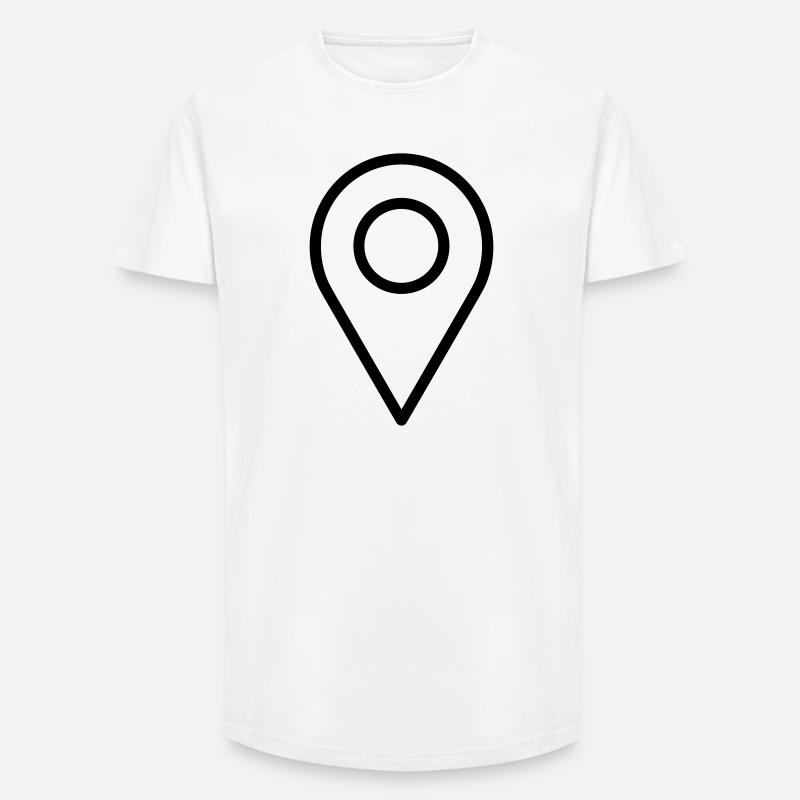 localization - Long Fit Men's T-Shirt - white