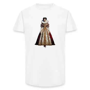 Königin Elisabeth I. Cosplay - Long Fit Männer T-Shirt - Weiß - Vorne - AI Model Male 185 light (185cm)