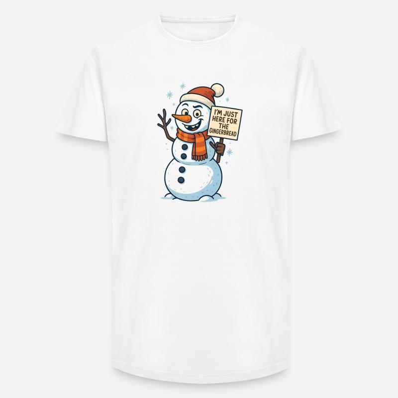 Lebkuchenmann Lebkuchen Lebkuchenmänner Geschenk - Long Fit Männer T-Shirt - Weiß