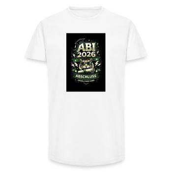 ABI 2026 – Google war dabei - Long Fit Männer T-Shirt - Weiß - Vorne - AI Model Male 185 light (185cm)
