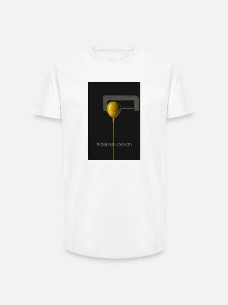 Pressure Reveals Character Poster - Long Fit Men's T-Shirt - white
