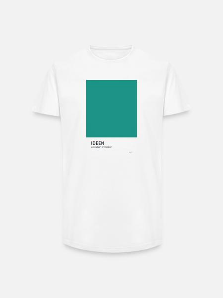 Ideen entstehen im Denken Poster - Long Fit Männer T-Shirt - Weiß