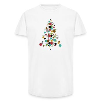 Have a Cool Yule! – Retro Weihnachtsdesign - Long Fit Männer T-Shirt - Weiß - Vorne - AI Model Male 185 light (185cm)