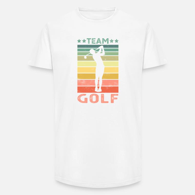 Golf - Long Fit Männer T-Shirt - Weiß